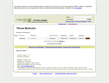Tablet Screenshot of fincasbenicarlo.miparcela.com