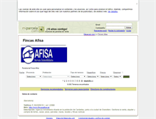 Tablet Screenshot of fincasafisa.miparcela.com